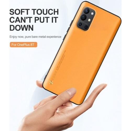 Luxury Leather Case For OnePlus 8T Shockproof Full Cover Phone Back Shell Coque Fundas For One Plus One+ 1+ 8 T Silicone Bumper