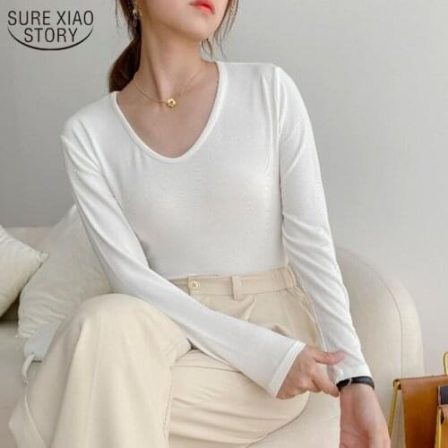 Mature Office Lady Style Shirts Women Korean Fashion Long Sleeve Top Female Autumn Clothes Women Solid Slim Womens Blouse 11877