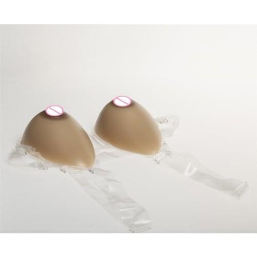 Bra Full Silicone Transgender Breasts Don't Need Any Adhesives 500g/pair Crossdresser Breast Form MINI Boobs Enhancer