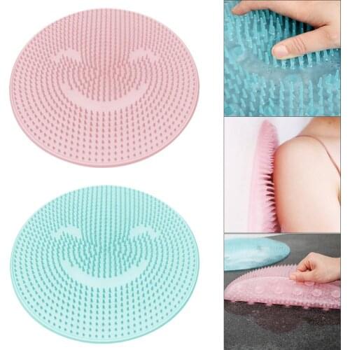 Silicone Bathroom Suction Cup Mat Lazy Wash Feet Bath Artifact Back Cushion Foot To The Dead Skin Wash Brush Mat
