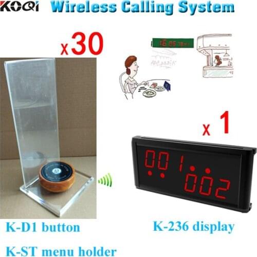 Waiter buzzer call system K-236 + K-D1 + K-ST
