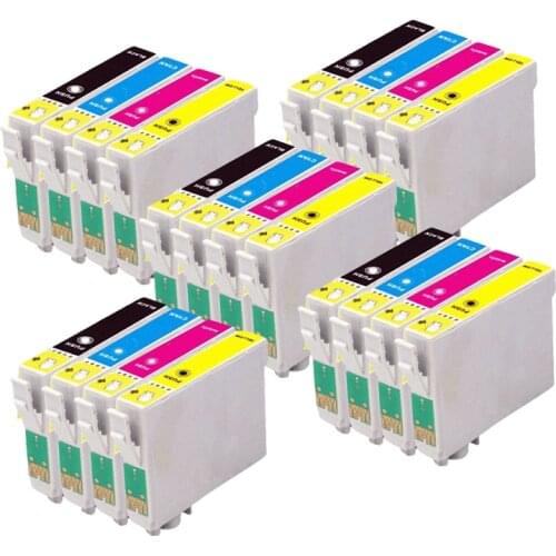 20 Compatible EPSON T1285 Ink cartridge for stylus SX235W SX-235W SX 235W Printer