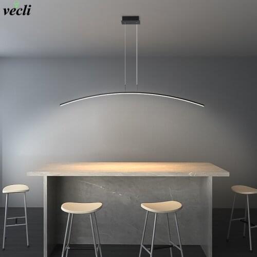 LED Minimalist Pendant Lamp Modern Simple Office Dining Room Cafe Bar Chandelier Creative Nordic Home Fixture AC 110V 220V