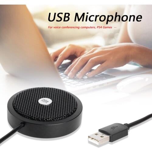 Voice Conference USB Microphone School Office Work Conference Video Recording Teaching for PC PS4 Gaming Office Speaker