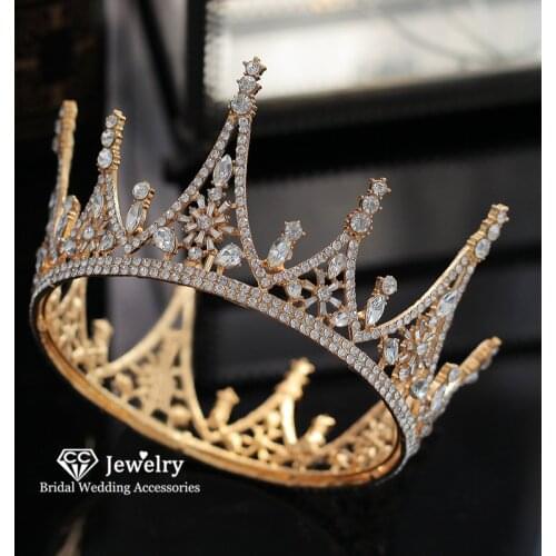 CC Tiaras and Crowns Hairband Headband Wedding Hair Accessories for Women Jewelry Bride Party Baroque Style Headdress Gift xy427