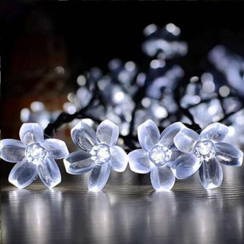 100 Led Solar Lights For Garden Decoration Sunlight String Light Outdoor Waterproof Fairy Light For Country House Holiday Light