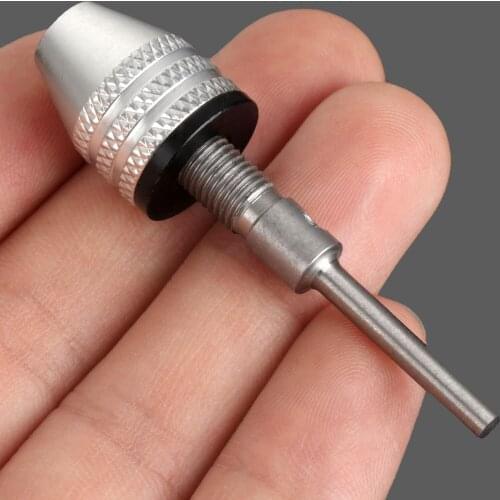 3mm Shank Mini Drill Chuck Adapter Converter For Power Impact Driver Grinding Engraving Machine Conversion Drill Chuck 0.3-3.4mm