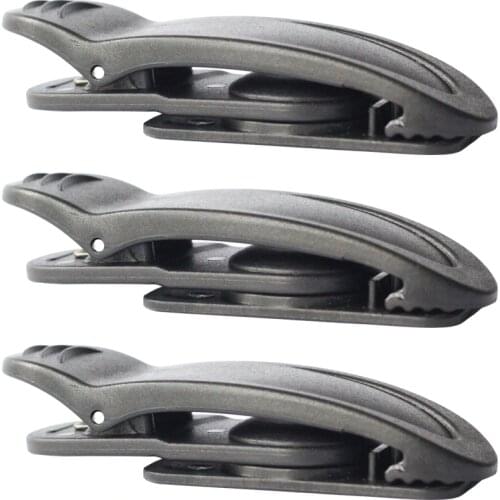 QingGear Black Ratcheting Case Clip Belt Clip Buckle (Pack of 3) Tool Parts DIY Accessory