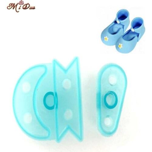 Baby Shoe Cutters Fondant molds Sugarcraft Cake Decorating tools Fondant Icing Cutter Dessert Tools Biscuit Mould