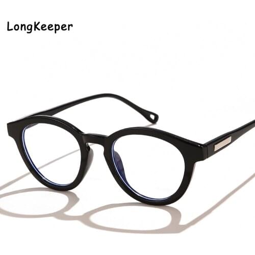 Womens Blue Light Blocking Glasses Vintage Round Computer Gafas Men Eyeglasses Optical Lunettes De Sol Frame Gaming Spectacles