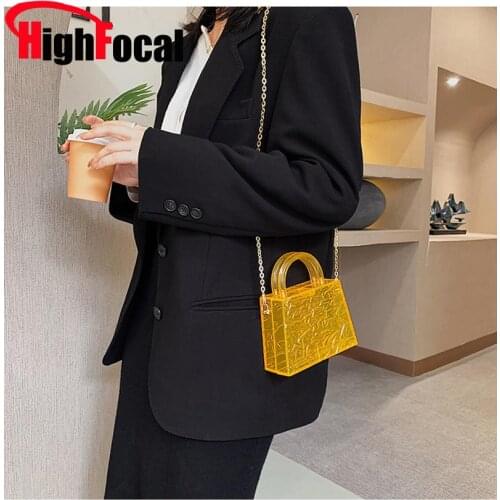 HIGHFOCAL Women's Clutches With Handle