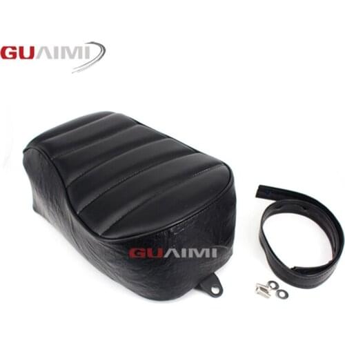 Leather Rear Passenger Pad Seat For Harley Sportster Iron 883 XL883N 2016 2017