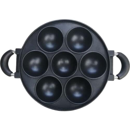 Kitchen Cookwares 7 Holes Non-stick Cooking Pots for Home Cooking Baking Molds LXAF