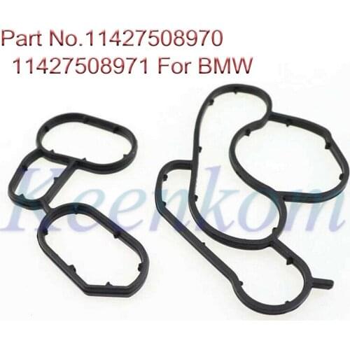 For BMW E81 E87 E46 E90 E60 E83 N45 N43 N42 N46 Engine Oil Cooler Filter Housing stand Gasket Seal 11427508971 11427508970