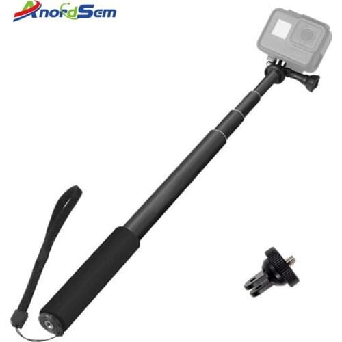 Monopod Selfie Stick for Gopro Stick Extendable Baton Selfie Waterproof Handheld Sticks Mount for GoPro Hero 7 6 5 Xiaoyi 4K DJI