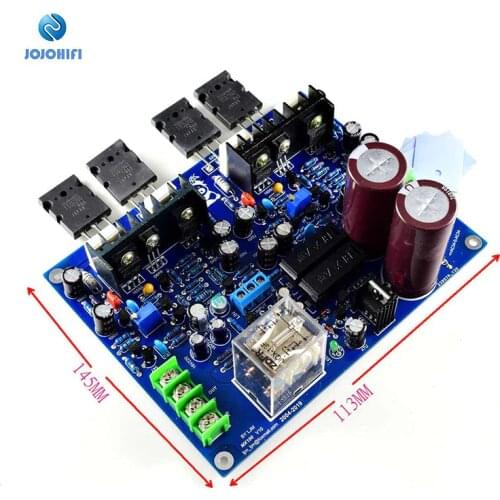 MX100 TTA1943 TTC5200 Dual channel Integrated Board with Power Supply and Speaker Protection AMP Amplifier Finished Board