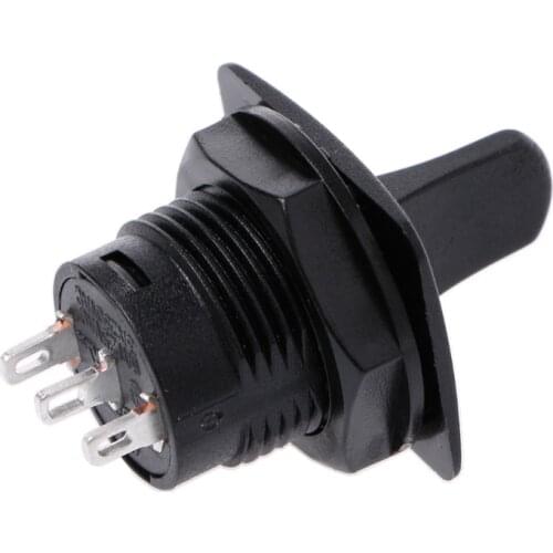 OOTDTY 1PC SCI R13-402 ON-ON 3Pin 2Position Maintained Round Toggle Switch SPDT Panel Mount