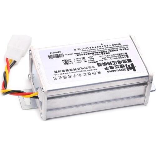 OOTDTY DC 24V-60V To 12V 10A 120W Converter Adapter Transformer For Electric Bicycle