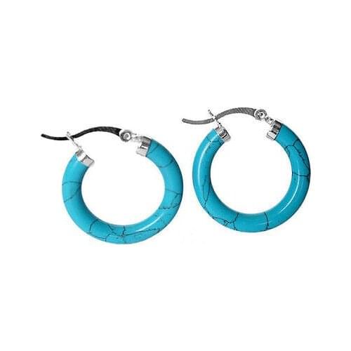 Wholesale good European style ladys Jewelry New Charming With Blue stone Ring Earring Fine Womans jewelry Genuine Wedding