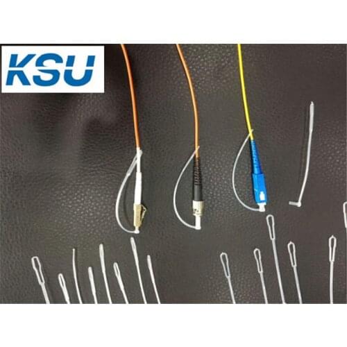 100pcs LC dust caps Chain dust plug with long tails for fiber optic connector 2.5mm 1.25mm FC ST SC dust cover free shipping