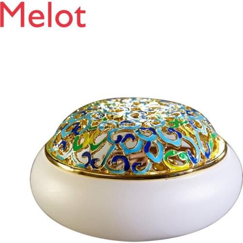 Glass Incense Coil Burner Zen Creative Sandalwood Stove Incense Agarwood Soothing Bedroom Tea Ceremony at Home Antique Stove