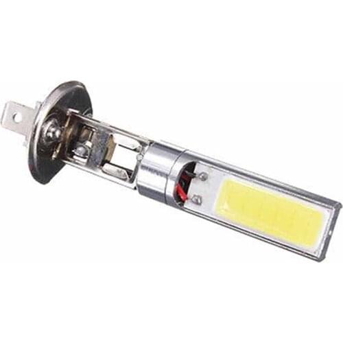 2PCS H1 COB LED Car DRL Daytime Running Light Bulb DC 12V Auto Headlight Fog Lights High Brightness White Lamp 6000K