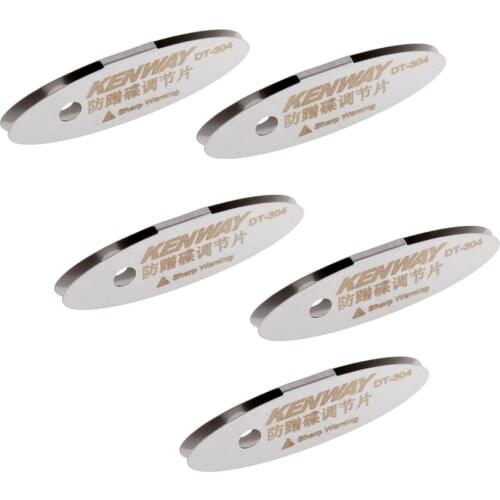 5Pcs MTB Stainless Steel Brake Pads Spacer Adjusting Tool Rotor Alignment Tool Mounting Assist Disc Rotor Bicycle