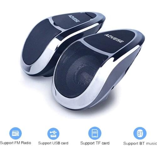 Motorcycle Waterproof Audio Amplifier U Disk Stereo FM Radio Bluetooth-compatible Scooter Professional MP3 Player Speaker