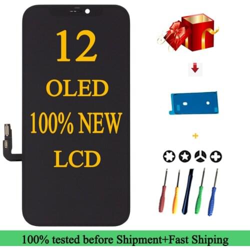 100% New Lcd Oled For iPhone 12 New Display Touch With 3D Touch Screen Replacement Factory Display Screen For iPhone 12 Pro Max