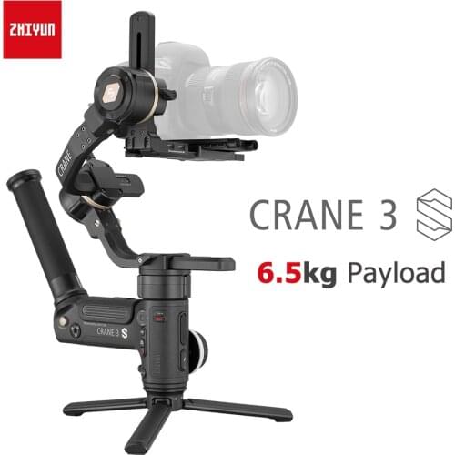 ZHIYUN Crane 3S-E Crane 3S 3-Axis Handheld Gimbal Payload 6.5KG for Video Camera DSLR Camera Stabilizer estabilizador