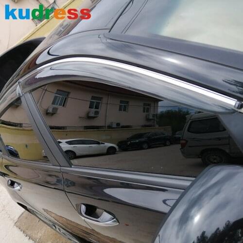 For Kia K5 Optima DL3 2021 2022 Window Deflectors Wind Deflector Sun Guard Rain Vent Visor Cover Trim Stickers Car Styling 4pcs
