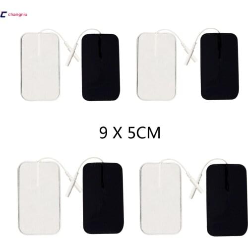 Freeshipping 20pcs/lot good quality 9*5cm Electrode Pads for Tens Acupuncture,Slimming massager , Digital Therapy Machine