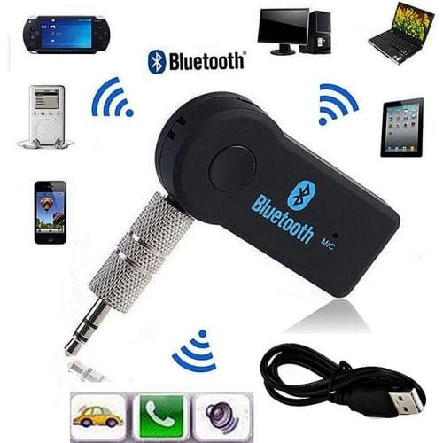 2 in1 Wireless Bluetooth 5.0 Receiver Transmitter Adapter 3.5mm Jack For Car Music Audio Player Aux Headphone Reciever Handsfree