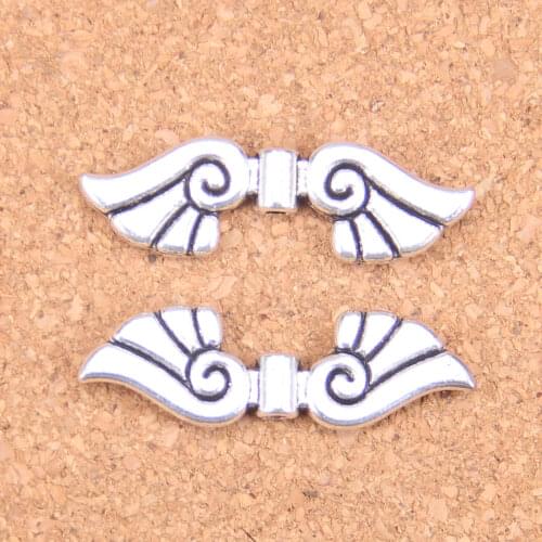 8pcs Charms angel wings bead 16x11mm Antique Pendants,Vintage Tibetan Silver Jewelry,DIY for bracelet necklace