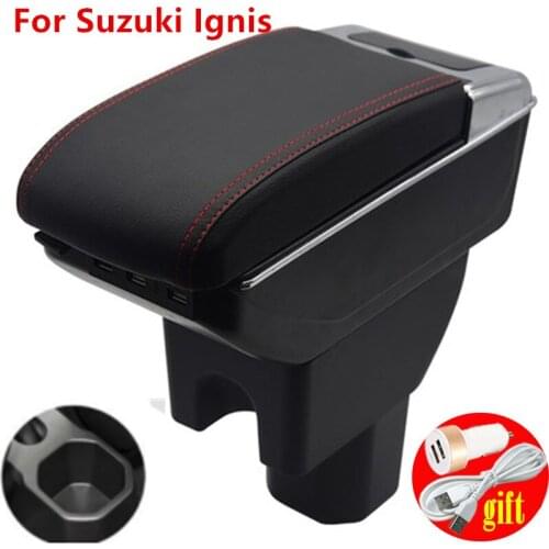 For Suzuki Ignis armrest box central Store content box products interior Armrest Storage car-styling accessories part