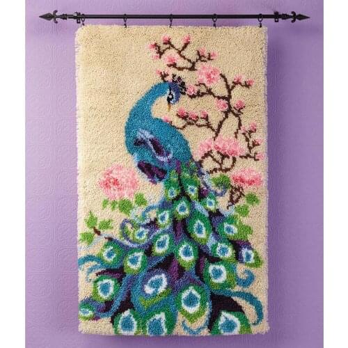 DIY Latch Hook Rugs Kits for Adults Kids Children with Pattern Printed Canvas Rug Crochet Patterns Yarn Kits Carpet embroidery