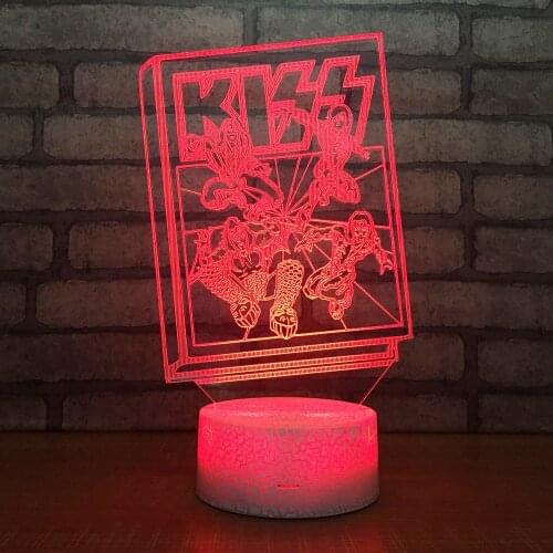 Creative Novelty Desk Lamp Discoloration 3d Small Table Lamp Custom Gift Manufacturer Wholesale Led Small Night Light