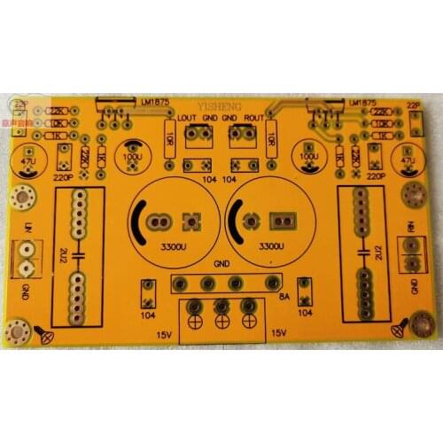 LM1875 25W*2 8Ω HIFI Amplifier PCB /amplifier kit /finished amp board