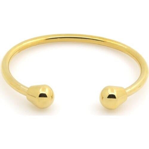 Cuff Elastic Woman Bracelets & Bangles 3 Colors Gold Colour Stainless Steel Concise Bangles Women Best Gift Fashion Jewelry