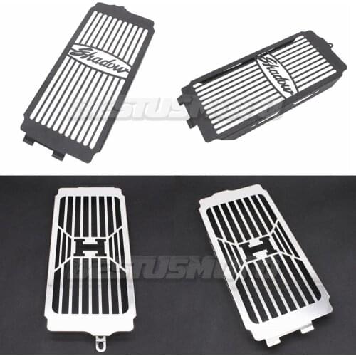 Motorcycle Chrome Radiator Grill Cover Guard Protector For Honda Shadow ACE VT400 VT750 1997-2003 Spirit 750 VT750DC 2001-2008