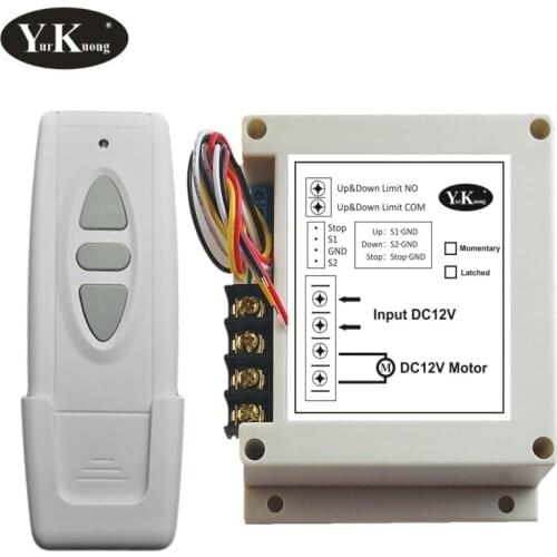 Motor Water pump Manual Remote Control Forwards Reverse Stop Up Down Stop Wireless Remote Control Switch DC12V 40A 600W Far