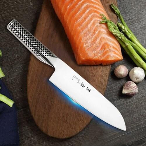 Stainless Steel Chefs Knife Sashimi Knife Santoku Knife Japanese Cuisine Knife Beef Knife Sharp Blade Meat Cutting Tool