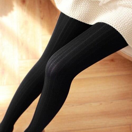 Autumn Winter Women Super Elastic Jacquard Solid Soft Cotton Slimming Tights Collant Stretchy Pantyhose Hosiery