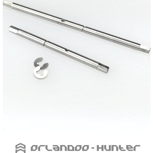Orlando Hunter 1/35 Stainless Steel Axle Shaft for A01 Wrangler A02 Pajero TA0022