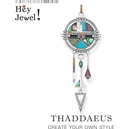 Pendant Dreamcatcher Sun Symbol,2020 Summer Fashion Jewelry Europe Accessorie 925 Sterling Silver Vintage Gift For Woman Men