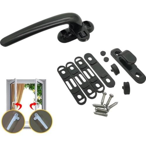 Durable Casement Window Wheel Handle with lock maneta ventana aluminio Home Hotel sliding door Window Hardware replacement parts