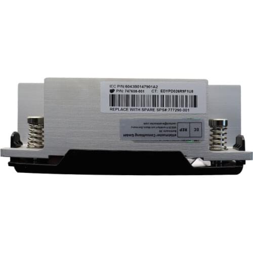 Server Heatsink Heat sink 777290-001 Standard Efficiency Heatsink Assembly dl380 g9 dl388 g9 747608-001