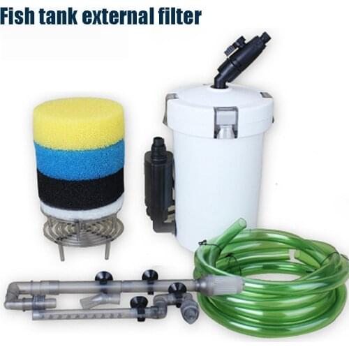 Aquarium fish tank ultra-quiet filter barrel, external filter barrel, three-layer design filter fish tank filter pump