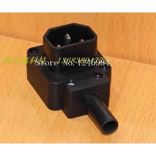 [SA]Plug the AC power plug RLEIL male plug connector are bent RL-2233-A--50pcs/lot