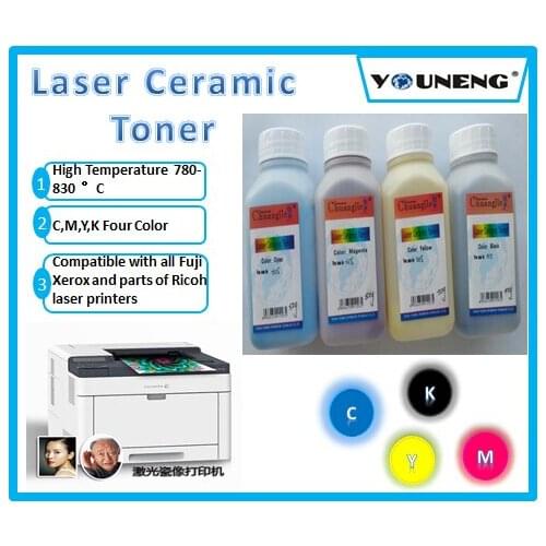 Compatible laser ceramic toner for Xerox laser printers and Ricoh printers